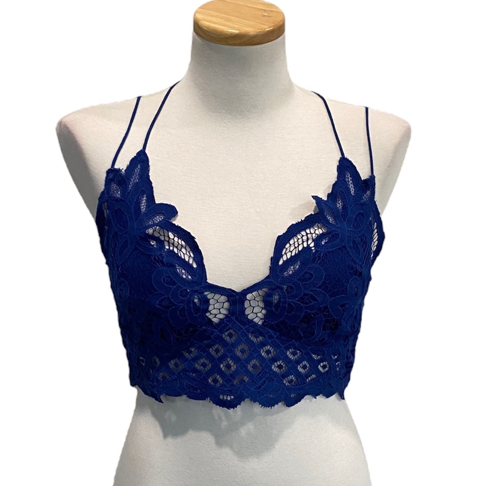Free People Lace Crop Top Size Large